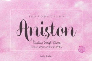 Aniston Font Download