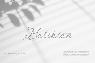 Malikian Font Download