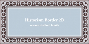 Historism Border 2D Font Download