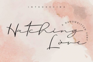 Hatching Love Font Download