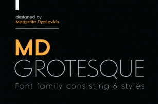 MD Grotesque Font Download
