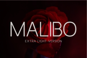 Malibo Extra Light Font Download