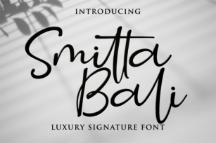 Smitta Bali Font Download
