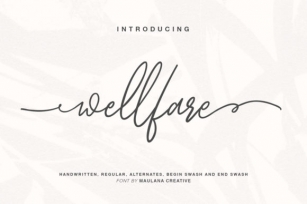 Wellfare Font Download