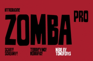 Zomba Pro Font Download