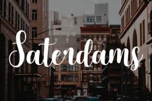 Saterdams Font Download