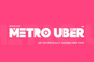 Metro Uber Font Download
