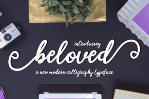 Beloved script Font Download