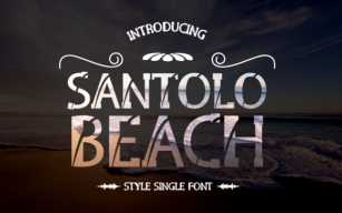 Santolo Beach Font Download
