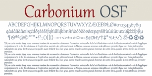 Carbonium OSF Font Download