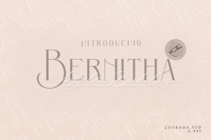Bernitha Angelica Berkeley Duo Font Download