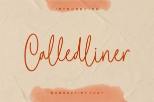 Calledliner Font Download