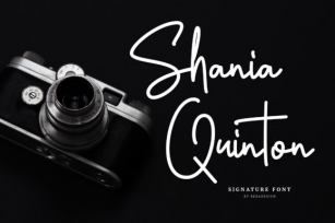 Shania Quinton Font Download
