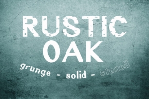 Rustic Oak Font Download
