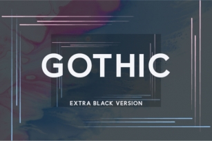 Gothic Extra Black Font Download