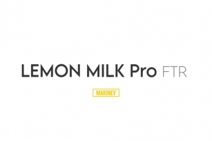 Lemon Milk Pro FTR Font Download