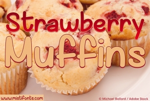 Strawberry Muffins Font Download