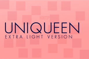 Uniqueen Extra Light Font Download