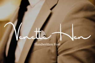 VenetteHen Font Download