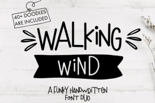 Walking Wind Font Download