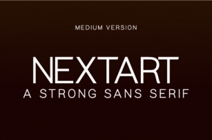Nextart Medium Font Download