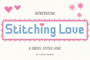 Stitching Love Font Download