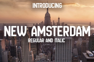 New Amsterdam Font Download