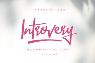 Introvery Font Download