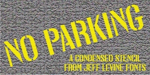 No Parking JNL Font Download