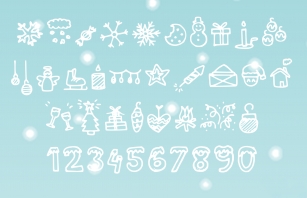 Christmas Icons Font Download