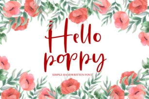 Hello Poppy Font Download