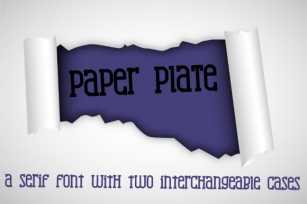 Paper Plate Font Download