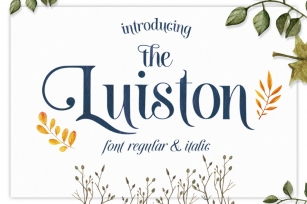 The Luiston Font Download