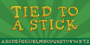 Tied To A Stick Font Download