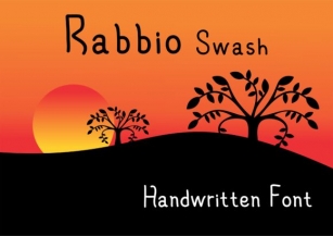 Rabbio Swash Font Download