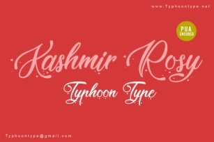 Kashmir Rosy Font Download