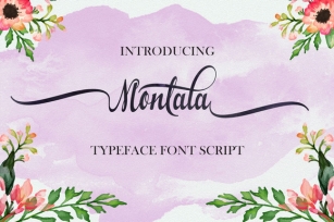 Montala Script Font Download