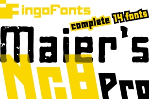 Maier's Nr. 8 Duo Font Download