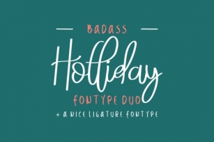 Badass Holliday Duo Font Download