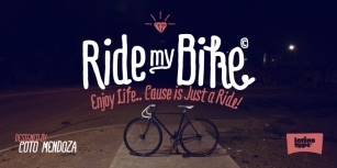 Ride my Bike Font Download