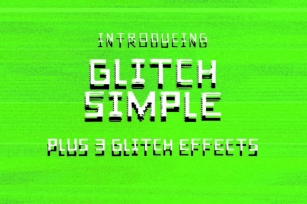 Glitch Simple Font Download