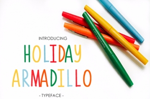 Holiday Armadillo Font Download