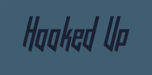 Hooked Up One Oh One Font Download