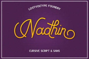 Nadhin Script Sans Font Download