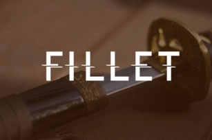 Fillet Font Download