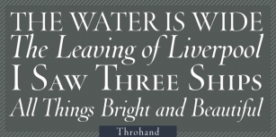 Throhand Font Download