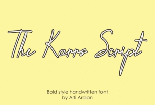 The Karrs Script Font Download