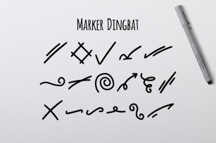 Marker Dingbat Font Download