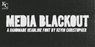 Media Blackout Font Download