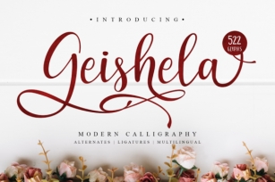 Geishela Script Font Download